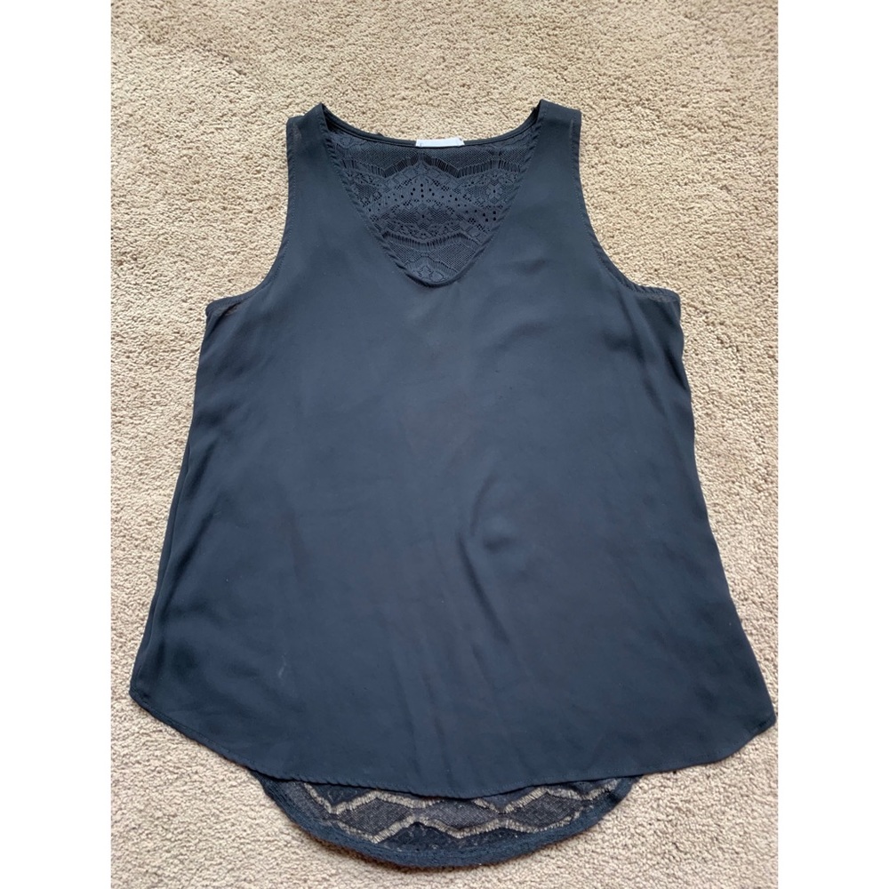 Lush tank w/lace back detail